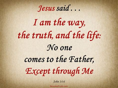 only one way to heaven revealed truth jesus is the only way