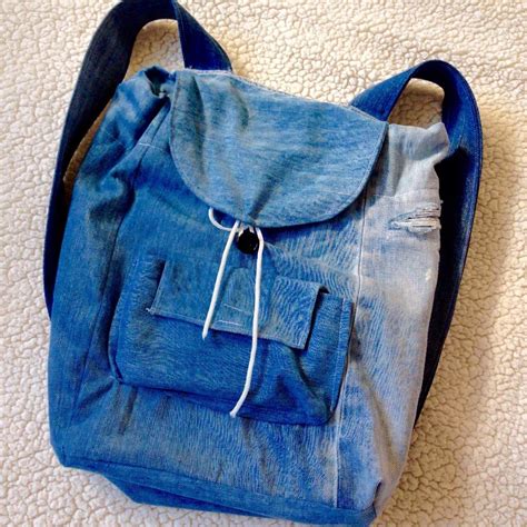 Diy Denim Backpack Recycle Your Old Jeans Crafty Amino