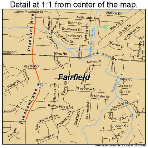 Fairfield County Road Map