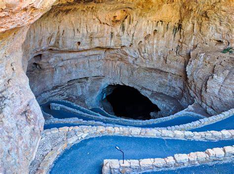 Natural Entrance Of Carlsbad Caverns The Adventures Of Trail And Hitch