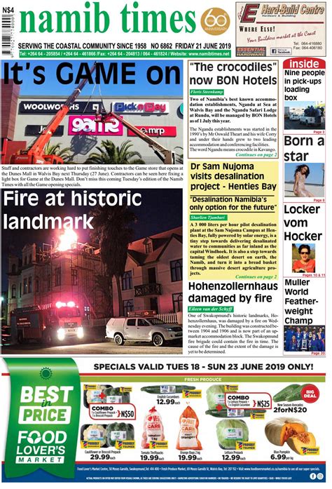 21 june namib times e-edition by Namib Times Virtual - Issuu