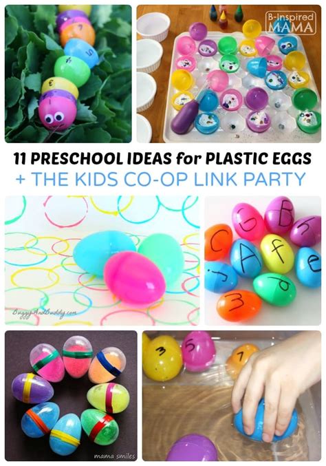 11 Preschool Easter Activities Using Plastic Eggs