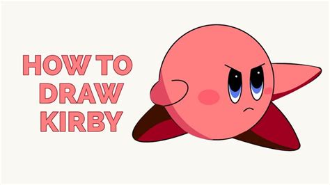 Learn How To Draw Kirby Easy Step By Step Drawing Tutorial For Kids