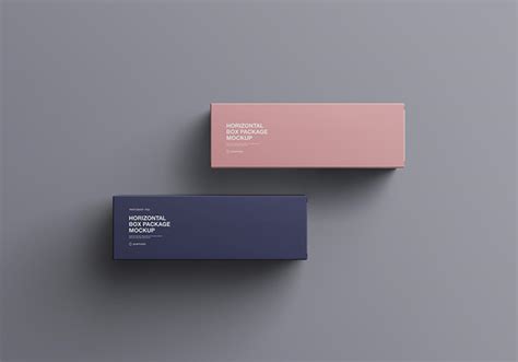 Download Horizontal Package Box Mockup on Behance