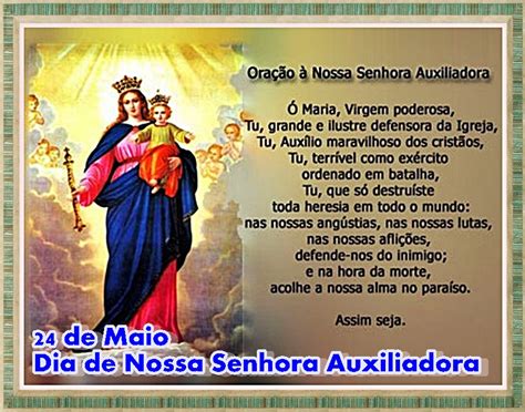 Nossa senhora auxiliadora dos cristãos! porque para todo caso há uma saída. A Mão da Vida: Oração à Nossa Senhora Auxiliadora