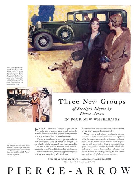 Pierce Arrow Advertising Campaign 1930 Блог