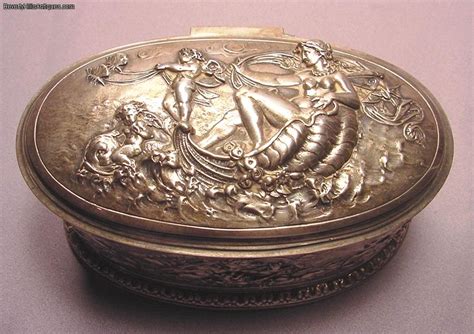 Superb Elkington And Co Antique Jewelry Box Cherubs For Sale Classifieds