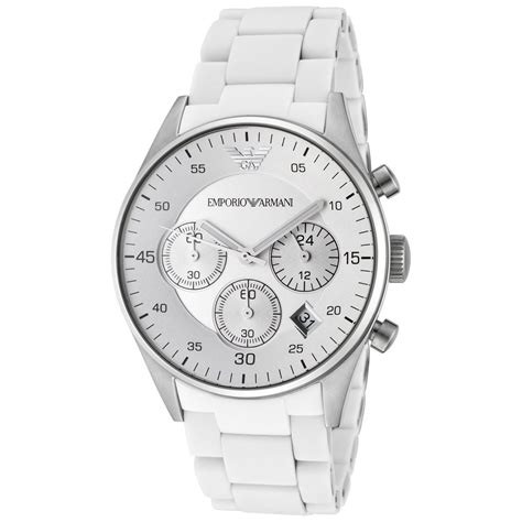 The Luxury Elite Armani Emporio Armani Womens Ar5867 Silver Dial Watch