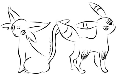Espeon pokemon coloring page free pokémon coloring pages. umbreon and espeon coloring pages - Google Search ...