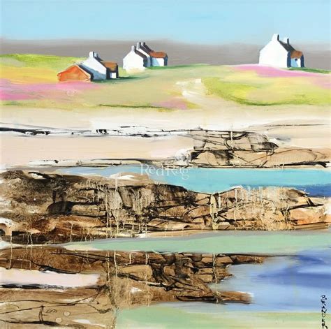 Rock Pools Western Coast By Scottish Contemporary Artist Garry Brander