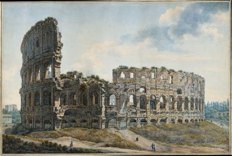 Image romain-1 : Abraham Louis Rodolphe Ducros | The Colosseum, Rome | The Met