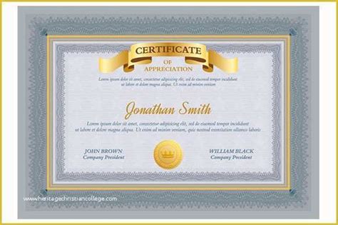 Free Photoshop Certificate Template Of 20 Free And Premium Psd