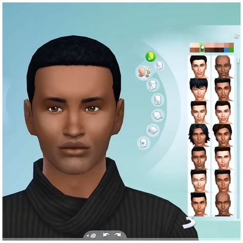 The Sims 4 Blogger • Cas Presets Facial Features And Bone Structures
