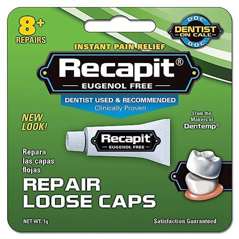 Buy Recapit Cap And Crown Cement 1 Grm Pack Of 6 Online At Low