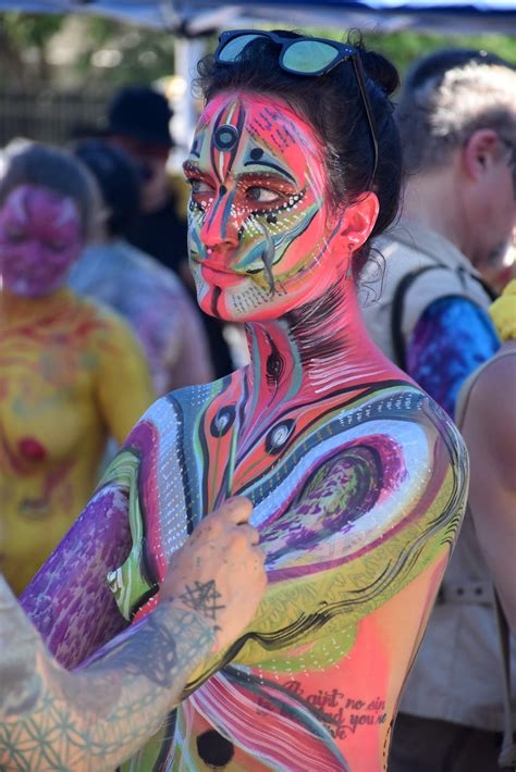 Nyc Bodypainting Day Human Connection Arts Union Flickr