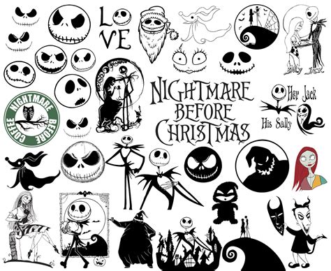 Free Svg Nightmare Before Christmas Svgs 17079 Svg Png Eps Dxf File