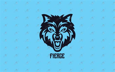 Fierce Wolf Logo For Sale Ready Made Logo Lobotz Ltd