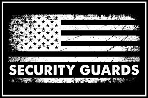 Usa Flag Security Guards Graphic By Zaibbb · Creative Fabrica