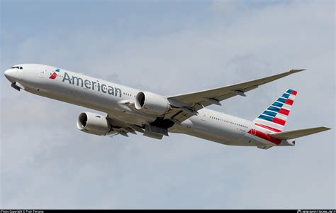 N734ar American Airlines Boeing 777 323er Photo By Piotr Persona Id