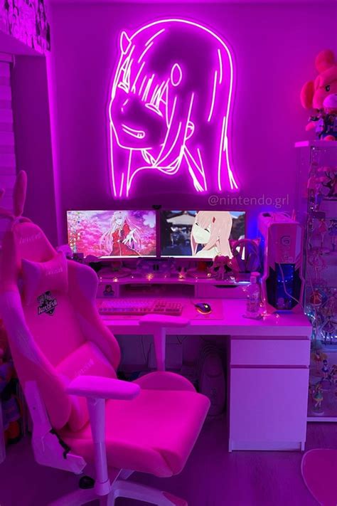 Cute Pink Gaming Room Annue Is An Awesome Cute Lewd Artist Who Helped With Tentacle Locker And