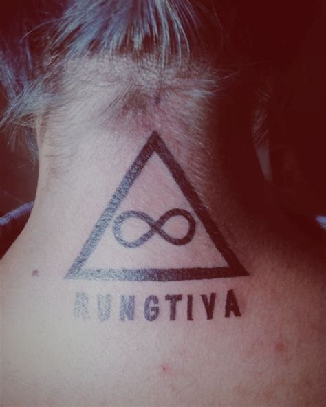 Tattoo Triangle Infinity Me Past Present Futurejust My Life