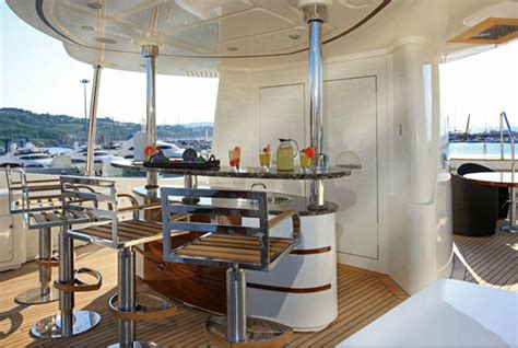 Luxury Yacht Sofico Sun Deck Bar — Yacht Charter And Superyacht News