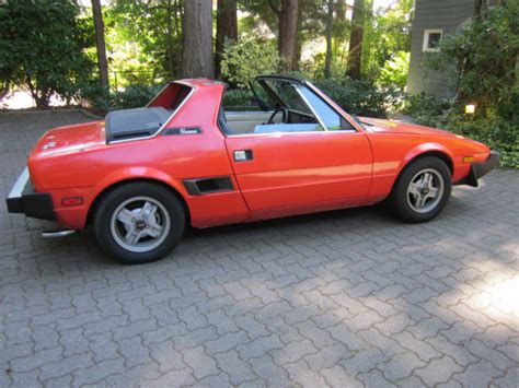 1981 Fiat X19 X19 Rosso Orancio Original Survivor Runs And Drives