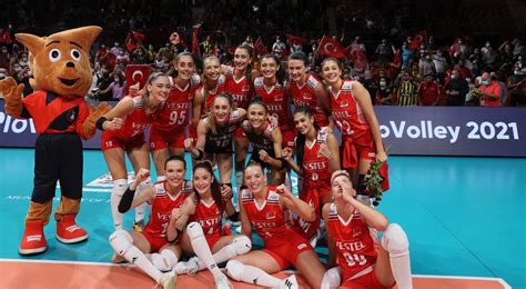 Womens Volleyball Team Advance In European Championship Turkish News
