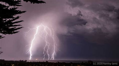 Gallery Lightning Storm Lights Up The Central Coast