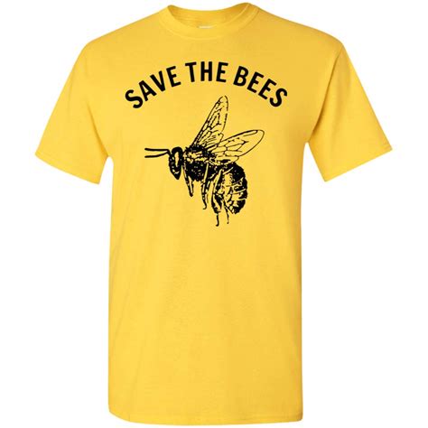 Save The Bees T Shirt For Bumblebee Lover T Stellanovelty