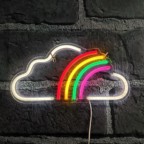 Wholesale Led Neon Light Colorful Rainbow Neon Sign For Room Home Party