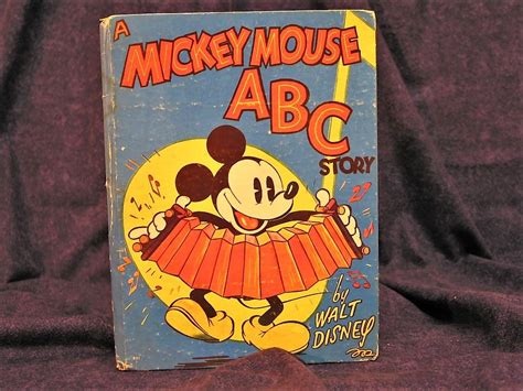 A Mickey Mouse Abc Story De Disney Walt Collectible Very Good