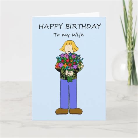 Happy Birthday To Lesbian Wife Card Zazzleca