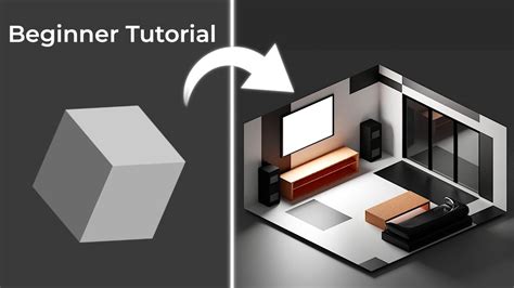 How To Make An Isometric Room In Blender Tutorial Youtube