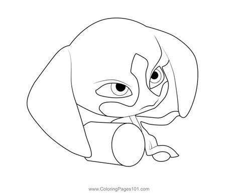 Barkk Kwami Miraculous Ladybug Coloring Page Printable Coloring Pages