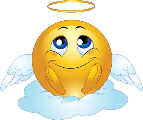 Angel Male Smiley Emoticon Png Transparent Background Free Download
