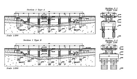 Plan And Elevation Of Bridge D Cad Structure Dwg File Cadbull My Xxx Hot Girl