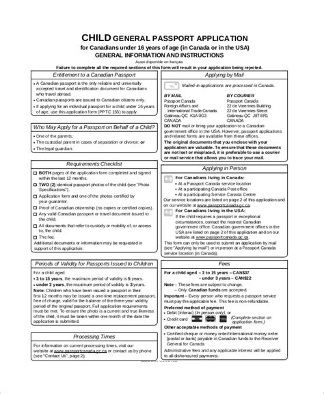 New Zealand Passport Renewal Form Child Printable Form 2024