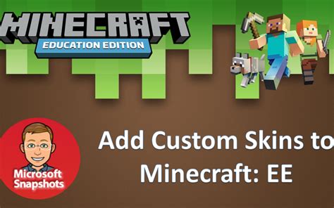 How To Add Custom Skins To Minecraft Education Edition Cdsmythe