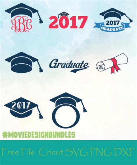 Download GRADUATION MONOGRAM FRAMES FREE DESIGNS SVG, PNG, DXF FOR CRICUT - Movie Design Bundles