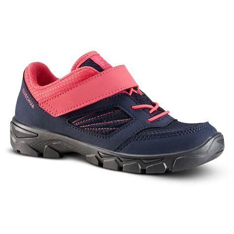 Kids Hiking Shoes With Rip Tab Mh100 From Jr Size 7 To Adult Size 2