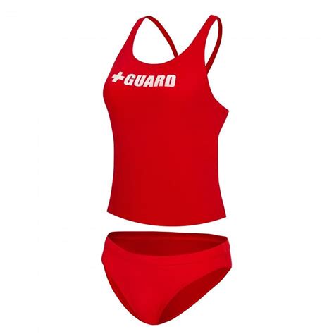 Lifeguard Swimsuit Tankini 2pc Lifeguard Swimsuit