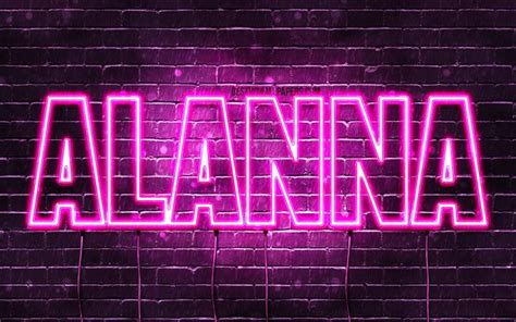 Download Wallpapers Alanna 4k Wallpapers With Names Female Names