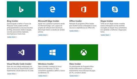 Microsoft Reúne Todos Os Programas Insider Em Um único Site Meu Windows