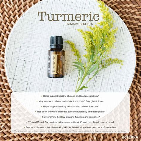 Turmeric Essential Oil Doterra Healthy Living In Colorado Llc