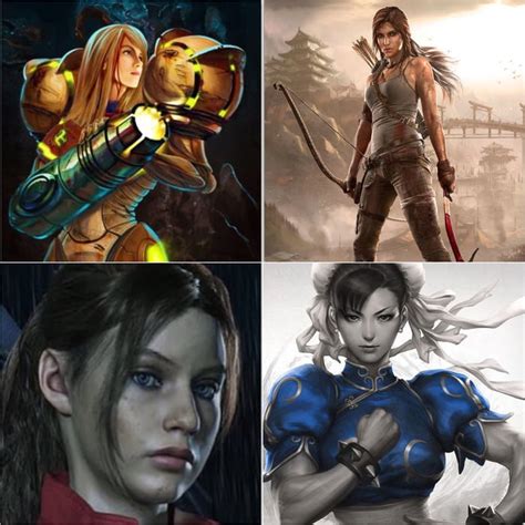 Badass Female Video Game Characters Gag