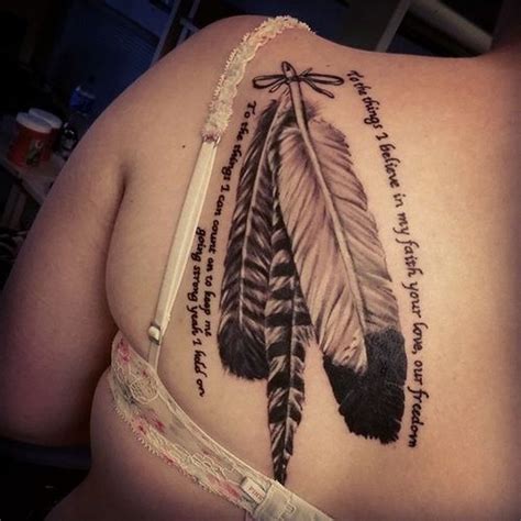 45 Awesome Feather Tattoo Ideas Addicfashion Feather Tattoos Feather Tattoo Tattoos
