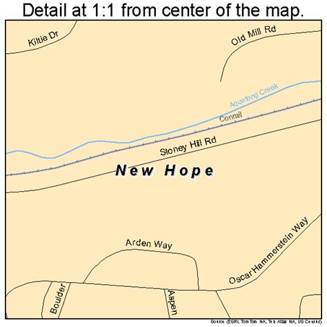 New Hope Pa Zip Code Map Map