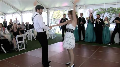 Shaun And Shannons Surprise Wedding Swing Dance Youtube