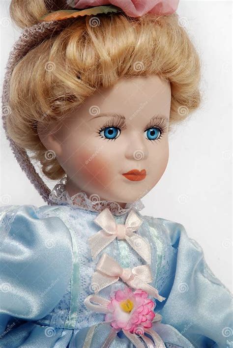Portrait Of Antique Porcelain Doll Face Stock Image Image Of Doll